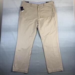 Polo Ralph Lauren The Polo Chino Pants Mens 42Bx34 Beige Classic Fit Stretch NWT